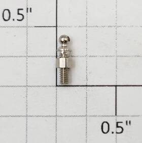 227-93 Lionel Nickel Front Stanchion With Nut 10