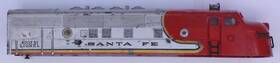 2333-4x Lionel Santa Fe F-3 Diesel Body Shell #2333