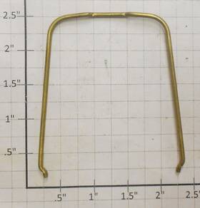 253-20 Lionel Electric Loco Body Brass Handrail 10 253-20 Lionel Electric Loco Body Brass Handrail 10