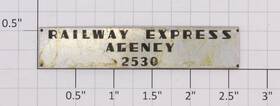 2530-5 Lionel Inch Railway Express Agency 2530 Plate 10