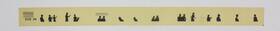 2532-24 Lionel Left Hand Silver Dawn Window Strip 10