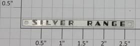 2532-50 Lionel Nickel Range Nameplate With Mounting Holes 12