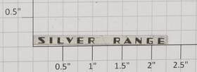2532-50a Lionel Silver Range Nameplate 10