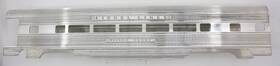 2533-12 Lionel Aluminum Sliver Cloud Coach Body Shell With Nameplates