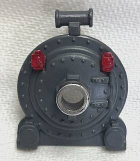 249e Lionel 261/249/249e Prewar O-gauge Train Parts 261 249/249e Gray Boiler Front With Latch 249e Lionel 261/249/249e Prewar O-gauge Train Parts 261 249/249e Gray Boiler Front With Latch
