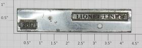 2817-1 Lionel Prewar O Gauge 2817 Nickel Nameplate Insert