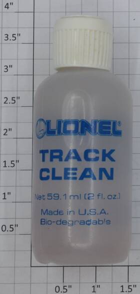 2927-15x Lionel O Gauge 2 Fl. Oz. Clear Bottle Track Cleaner