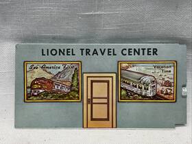 334-61 Lionel Travel Sign Original
