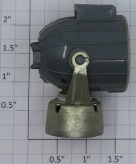 3520-110 Lionel O Gauge Gray Searchlight Housing Lens Reflector And Base