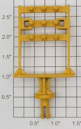 3545-10 Lionel Die-cast Yellow Painted Light Reflector Stand