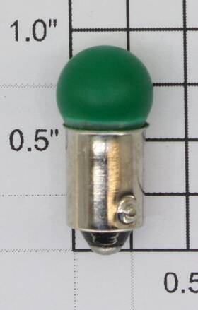 Lionel 363g 14 Volt Bayonet Base Translucent Green Small Globe Light Bulb 50 Lionel 363g 14 Volt Bayonet Base Translucent Green Small Globe Light Bulb 50