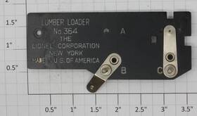 364-80x Lionel Terminal Plate For Log Loader Without Light Socket
