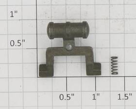 385e-29x Lionel Boiler Front Latch With Spring
