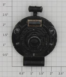385e-51a Lionel 385 / 1835 Black Boiler Front Without Lens