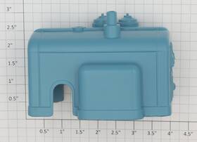397-15x Lionel Light Blue Motor Cover Without Decal