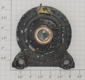 400e-88 Lionel Black Cast Boiler Front With Copper Headlight Cover And Bell Hanger