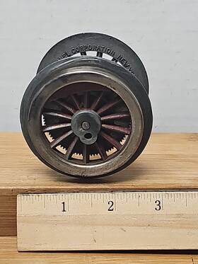 400e-95b Lionel 2 Super Motor Red Spoked Geared Steam Loco Wheel And Axle