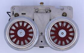 408e-1 Lionel Electric Super Motor With Manual Reverse And Red Wheels