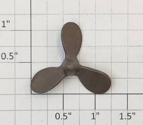 43-1x Lionel Brass Boat Propeller 1 1/8 Inch Diameter