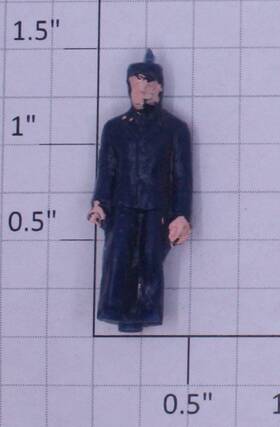 445-25 Lionel O Gauge Switch Tower Blue Figure Without Lantern 10