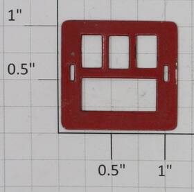 45n-6 Lionel Red Metal Window For Gateman House 10