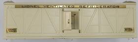 514-3 Lionel Vintage Standard Gauge Tinplate Ivory Refrigeration Car Shell