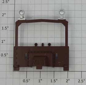 54-30t Lionel Ballast Tamper Tuscan Cab Front