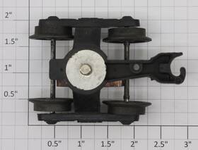 585-25 Lionel Plastic Postwar Aar Non-operating Coupler Truck With Ground Contact