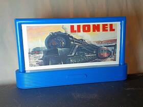 6-16837 Lionel Standard Display Billboard Accessory 2013 Cardboard With Stand Engine