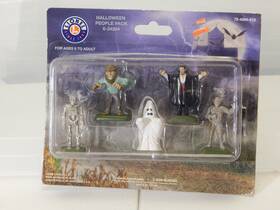 6-24264 Lionel Halloween People Pack - Ghost Wolfman Dracula Mummy Skeleton