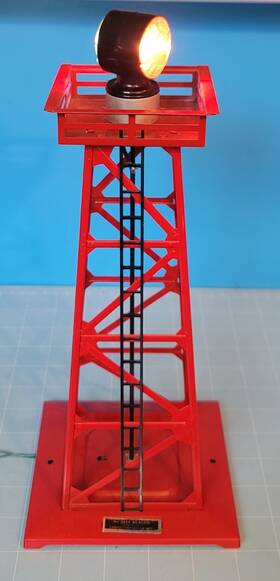 6-2484 Lionel S01 No. Rotary Beacon Light With Original Box - O Scale Tested
