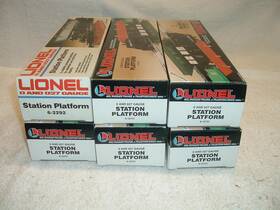 6-2922 Lionel Six 2292 And 12731 Station Platforms With Original Boxes