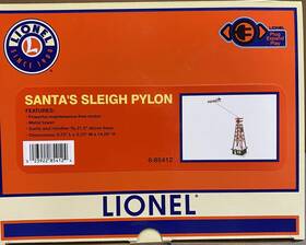 6-85412 Lionel O Gauge Santas Sleigh Pylon