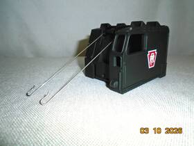 6108410100 Lionel Part Prr Burro Crane Shell With Guy Wires And Elevating Nut Fits Pw