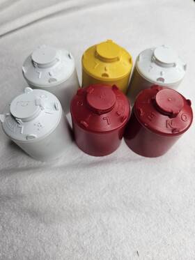 6112s Lionel Lot Of 6 Vintage Air Activated Canisters O Gauge Model Train Parts 6112s Lionel Lot Of 6 Vintage Air Activated Canisters O Gauge Model Train Parts