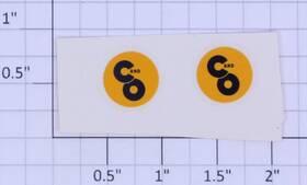 624-8 Lionel C&o Medallion Water Decal Set Of 2