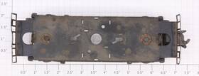 6257-11x Lionel O Gauge Caboose Frame With Operating Coupler Truck