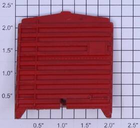 6470-8 Lionel Red Exploding Boxcar Door Without Markings 10 6470-8 Lionel Red Exploding Boxcar Door Without Markings 10