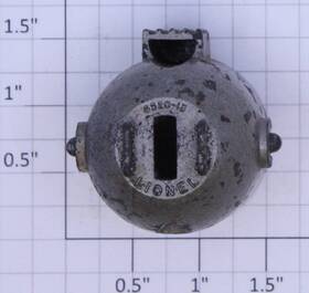 6520-13x Lionel O Gauge Diecast Zinc Searchlight Housing Assembly