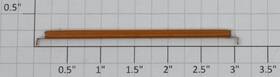 655-1 Lionel Orange Freight Car Door Guide - Fits 655 806 Etc. 10