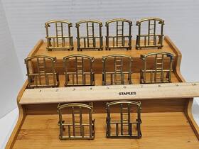 657-2 Lionel 10 Brass Caboose End Rail