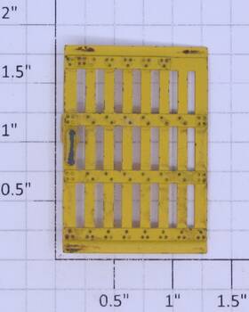 6656-5 Lionel Yellow Metal Door 10