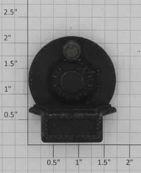 671-196e Lionel 1946 Early Smoke Bulb Version Boiler Front With Prism Lens