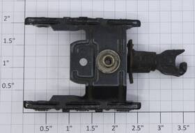 6tc-25 Lionel 6tc-1x 6-wheel Truck Frame With Sides Stud Coupler And Short Drawbar