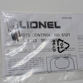 70-5121-250 Lionel 5121 5122 Remote Control Switches O27 Track Pins Instructions 1999 Vtg