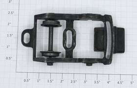 700e-256 Lionel Hudson Trailer Rear Truck Frame Without Ne Wheel/axle