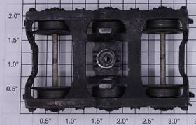 700t-3 Lionel Black 6-wheel Tender Truck Frame