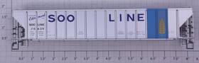 70639-1 Lionel A Soo Line Color Mark Car Shell