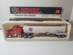 71-2777-200 Lionel 1990 Chevron Tractor And Tanker - 6-12777 O Scale Ob