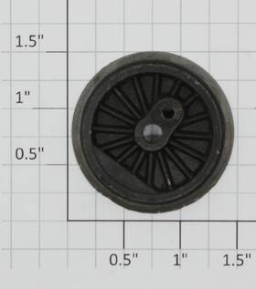 736-7 Lionel Black Plain End Wheel-no Eccentric Stud 50